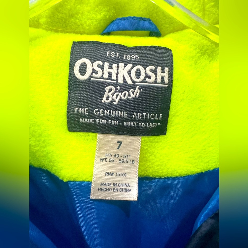 Oshkosh B’Gosh Puffer Coat - Picture 2 of 3